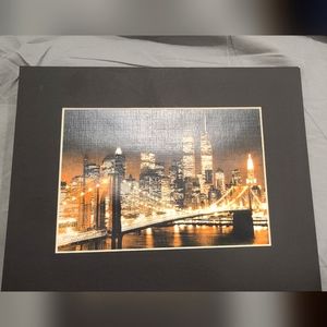 New York City Twin Tower picture. 8 × 10 inches